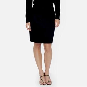 3.1 Phillip Lim Black Stretch Pencil Skirt, size small